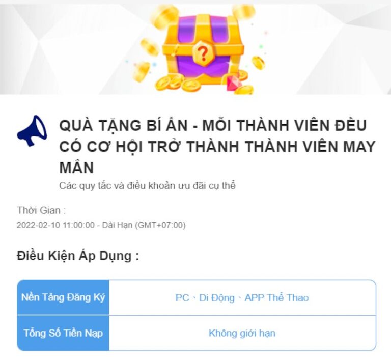 Quà tặng bí ẩn dành cho mọi tay chơi tại 8xbet